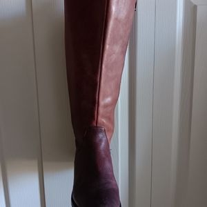 Tall boots..two tone..